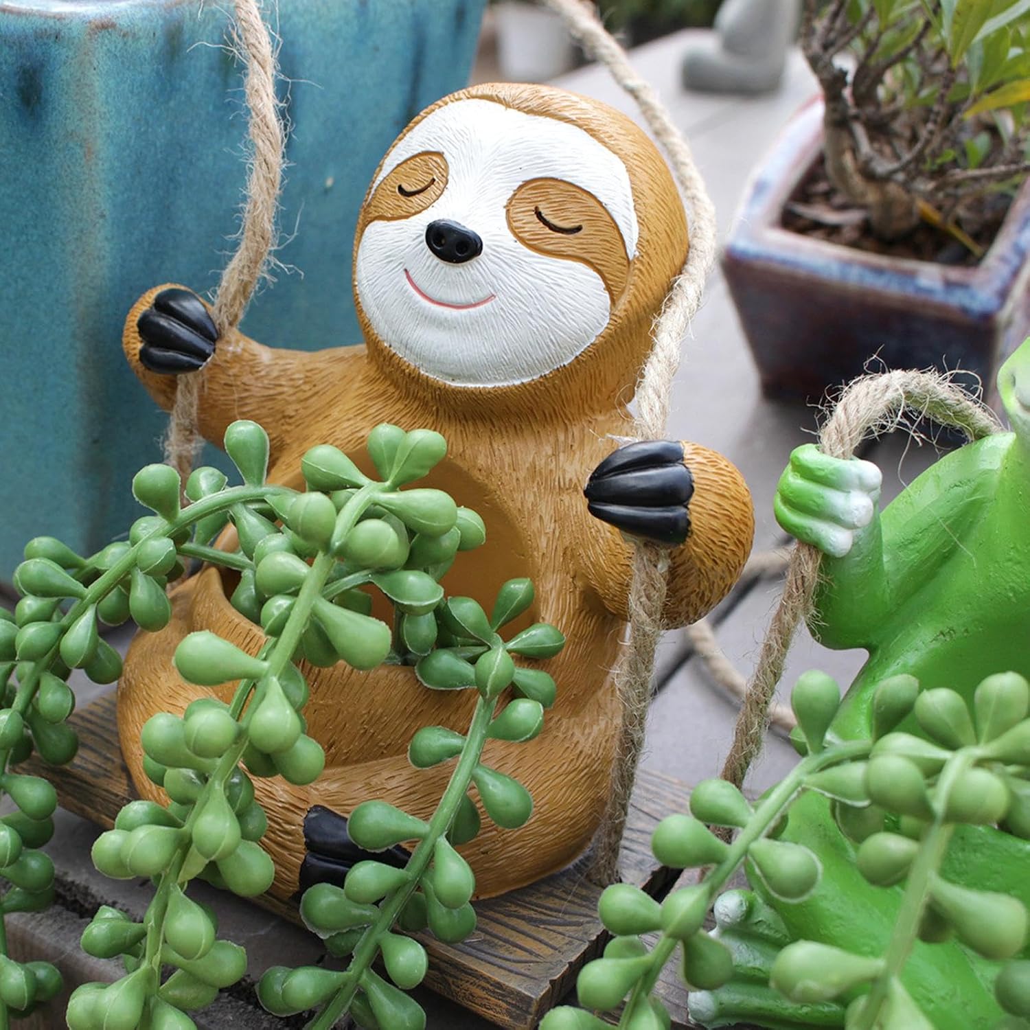 Sitting Panda Flower Pot